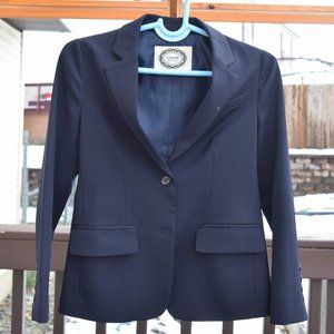 Navy Woman Blazer Pants Suit